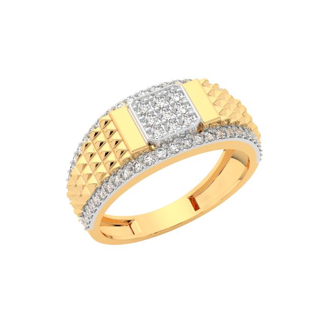 Alex Round Diamond Ring For Men